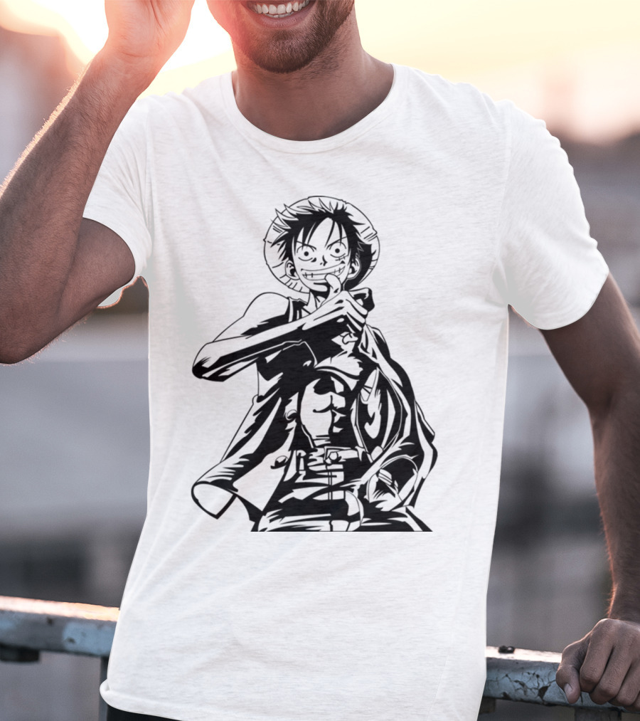 Monkey D. Luffy One Piece Anime Manga Pirate Adventures Fan T-Shirt