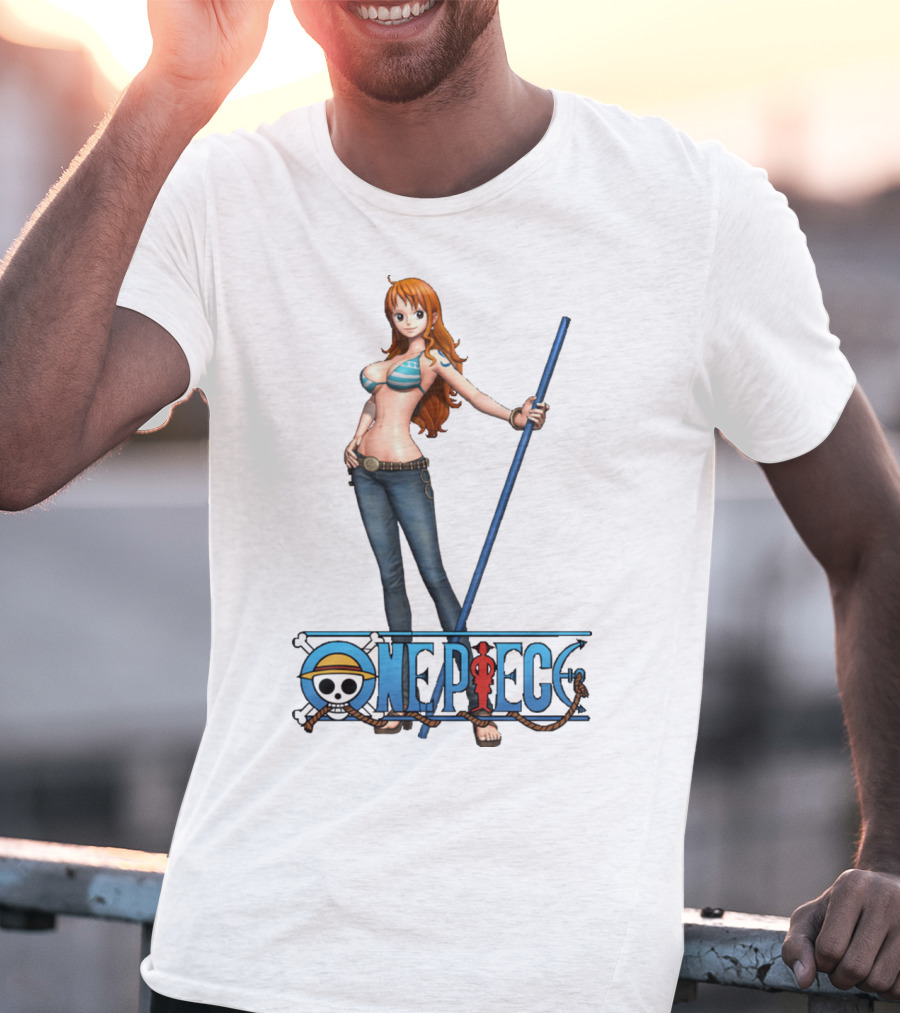 One Piece Nami Iconic Character Artwork T-Shirt