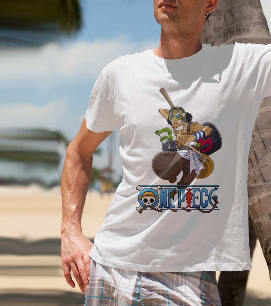 One Piece Usopp Straw Hat Pirate Character T-Shirt