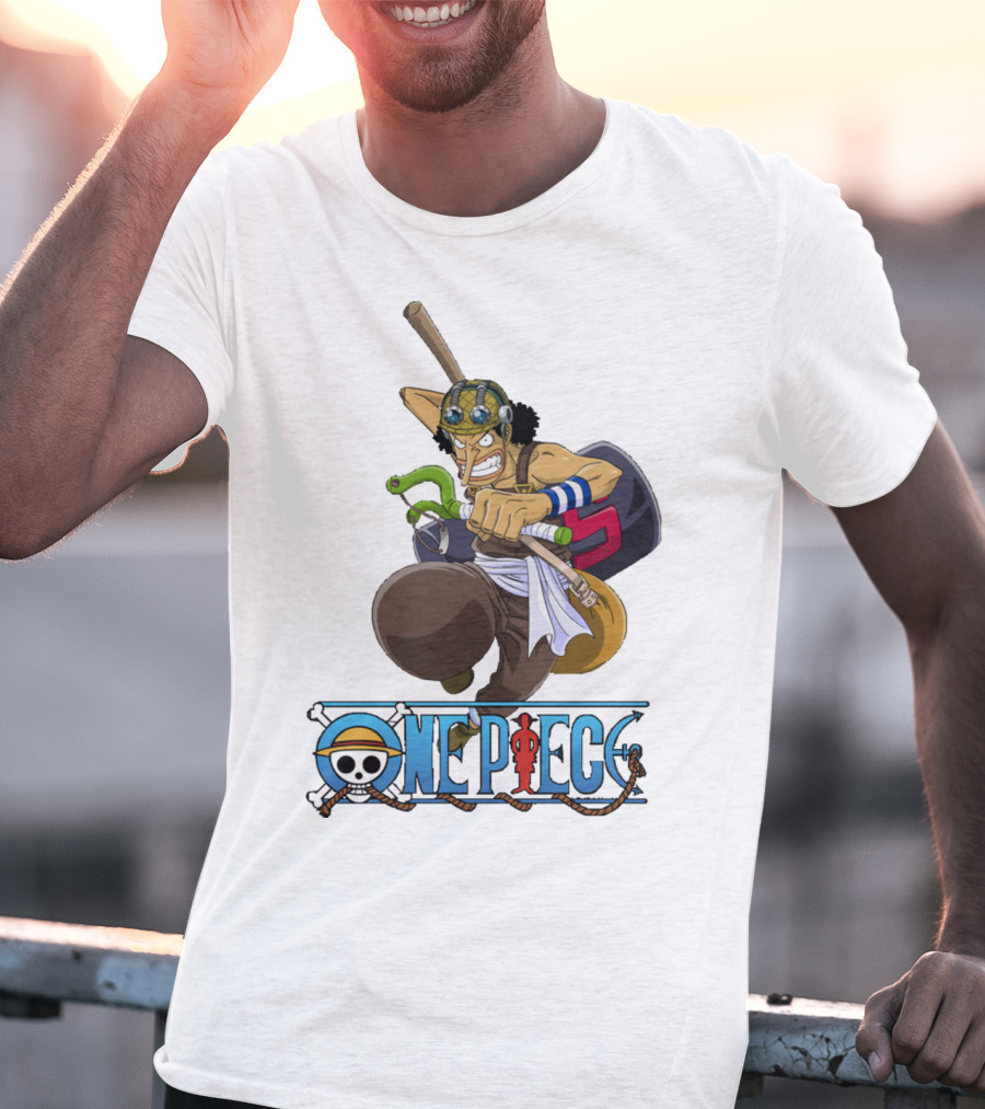 One Piece Usopp Straw Hat Pirate Character T-Shirt