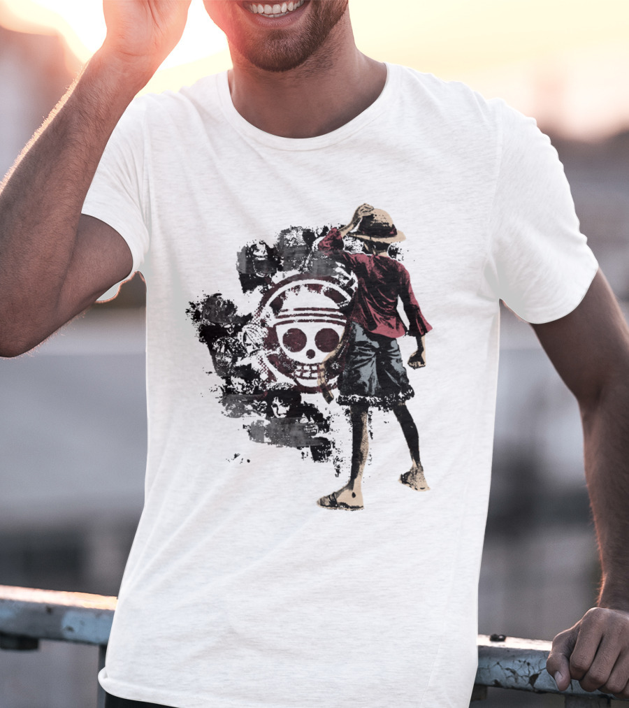 One Piece Straw Hat Pirate Skull Luffy T-Shirt