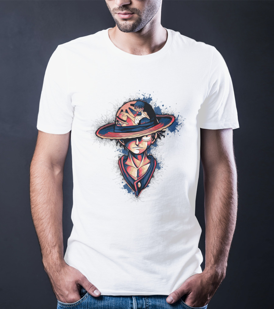ONE PIECE Luffy The Captain FanArt Iconic Hat T-Shirt
