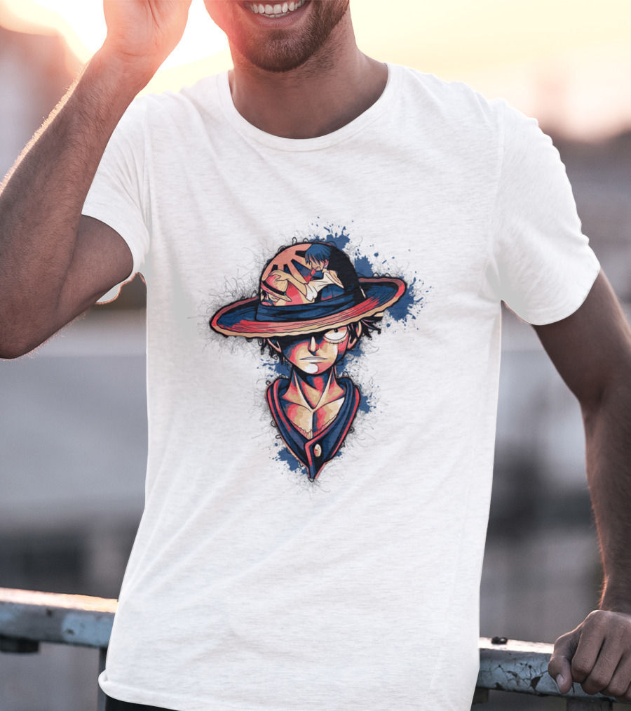 ONE PIECE Luffy The Captain FanArt Iconic Hat T-Shirt