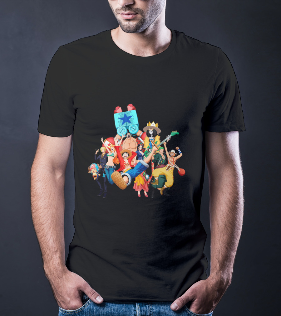 Straw Hat Crew From One Piece Adventure T-Shirt