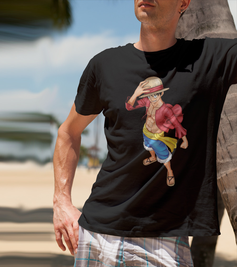 One Piece World Seeker Monkey D. Luffy Adventure T-Shirt