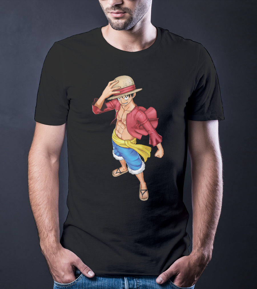 One Piece World Seeker Monkey D. Luffy Adventure T-Shirt