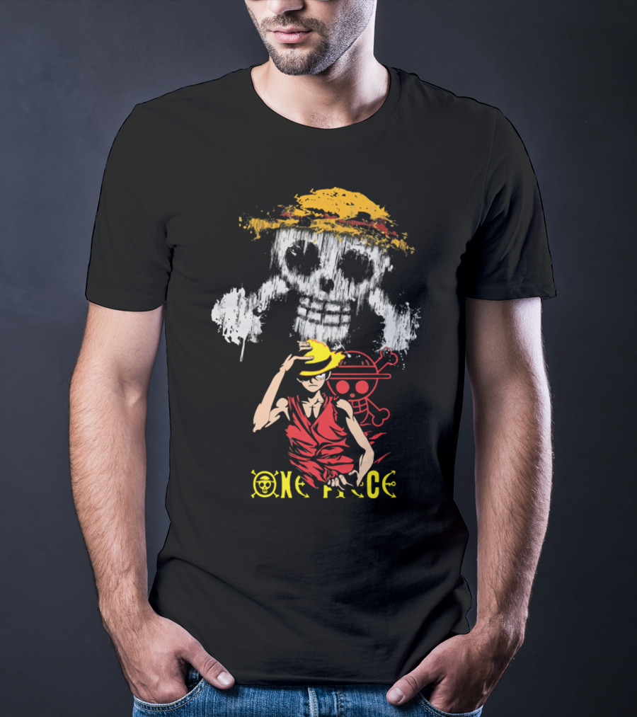 One Piece Straw Hat Luffy Jolly Roger T-Shirt