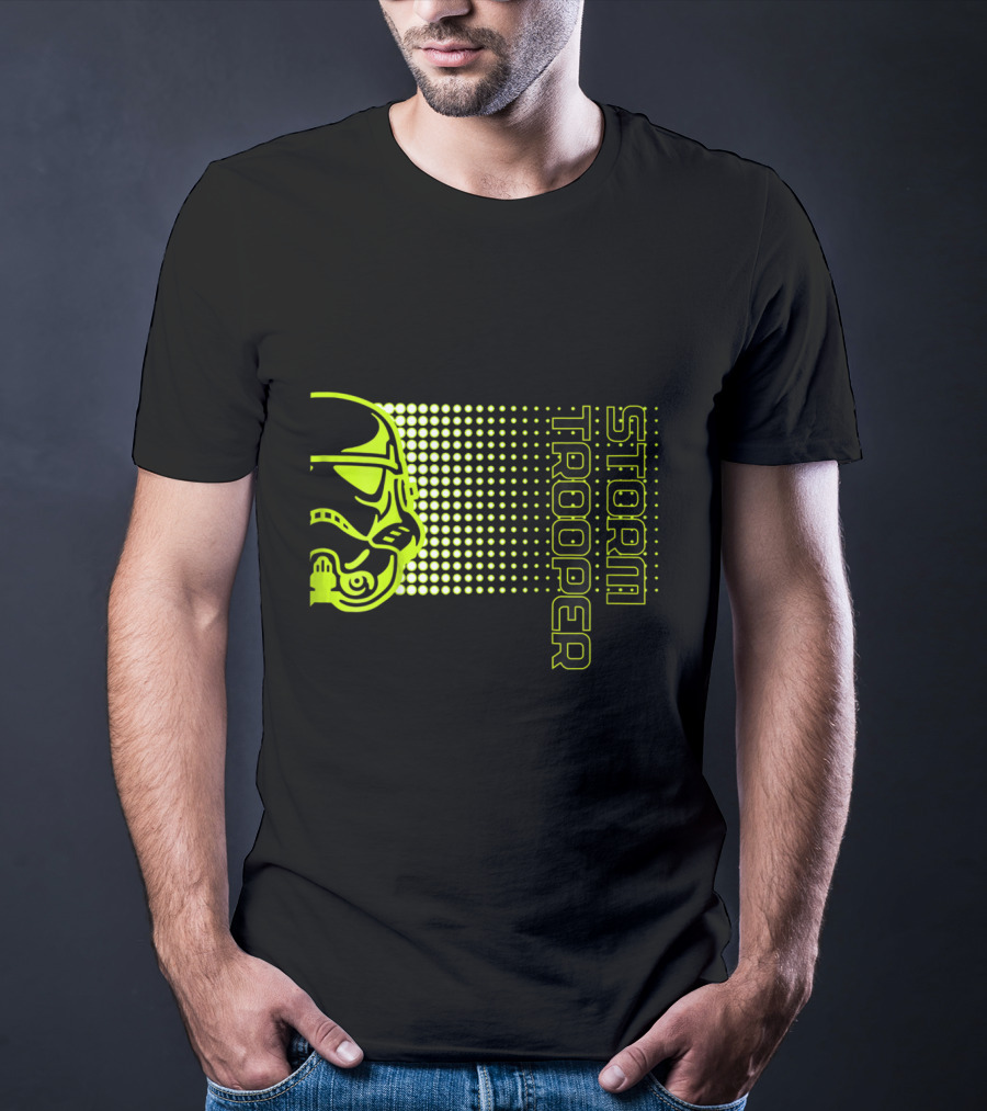 Kids Star Wars Storm Trooper Neon Dot Fade T-Shirt