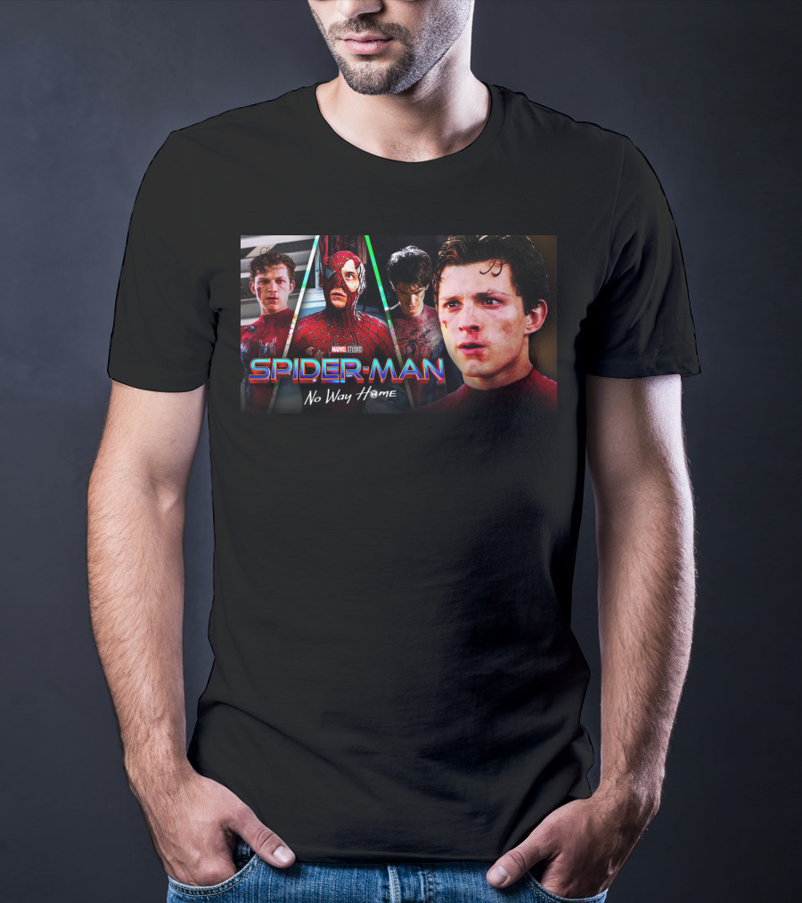 Spider-Man No Way Home Multi-Generation Heroes T-Shirt
