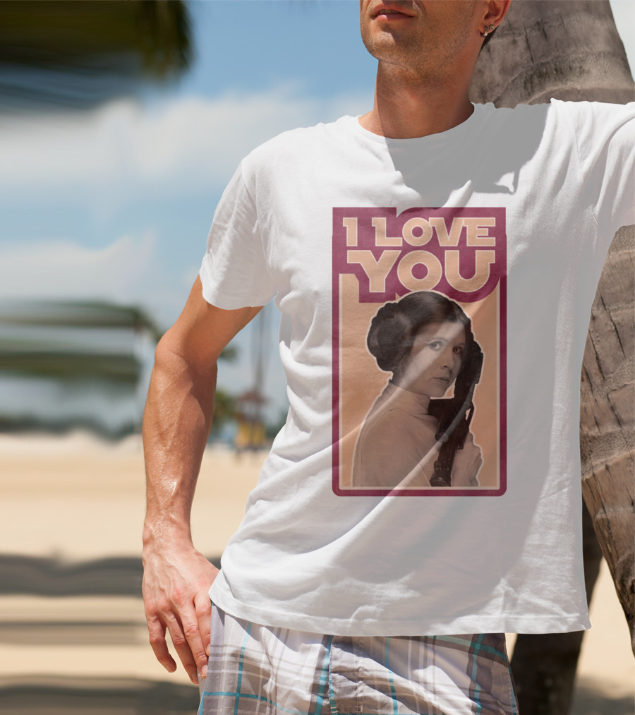 I Love You Leia Vintage T-Shirt