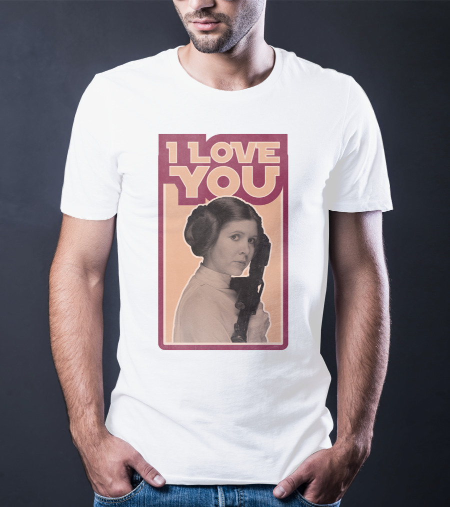 I Love You Leia Vintage T-Shirt