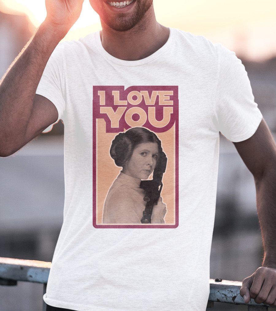 I Love You Leia Vintage T-Shirt