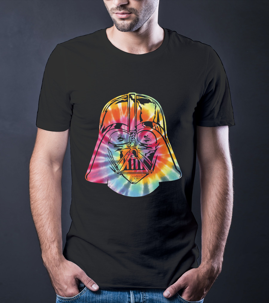 Darth Vader Rainbow Tie Dye Jedi T-Shirt