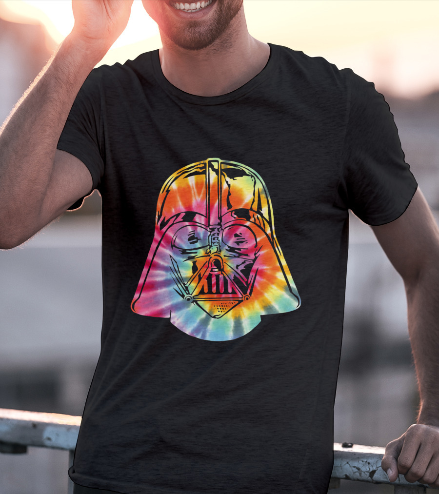 Darth Vader Rainbow Tie Dye Jedi T-Shirt