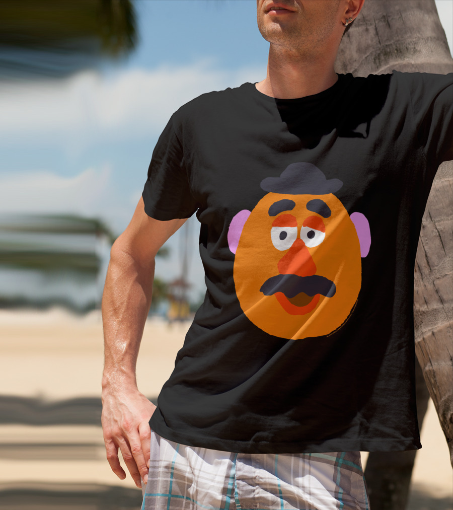 Mr. Potato Head Big Face Mustache Hat T-Shirt