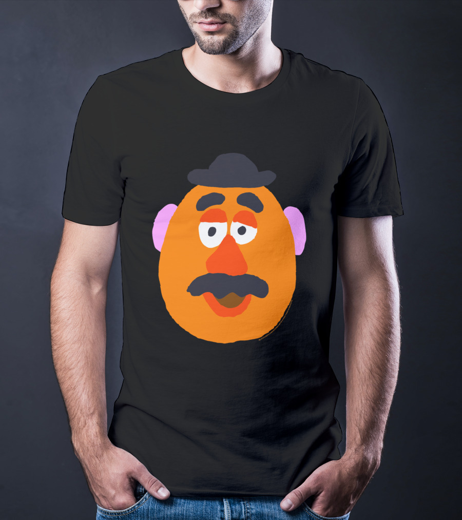Mr. Potato Head Big Face Mustache Hat T-Shirt