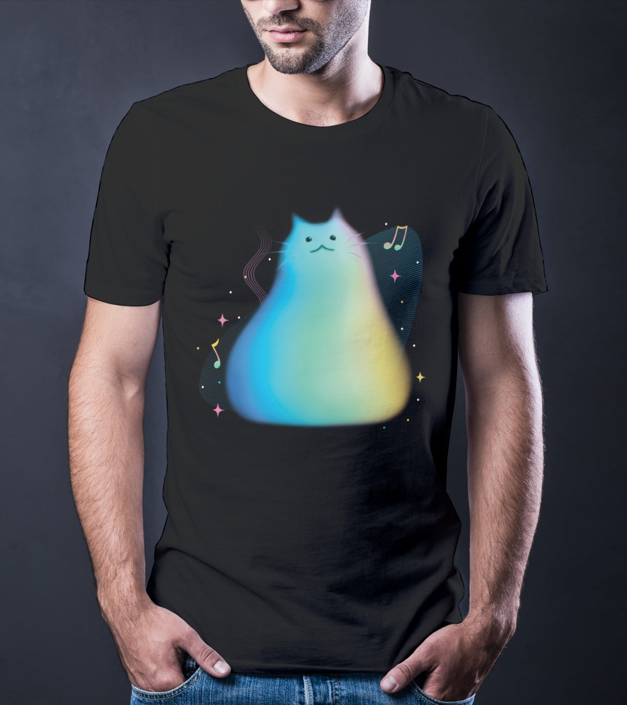 Pixar Soul Cat Musical Purpose With Colorful Notes T-Shirt