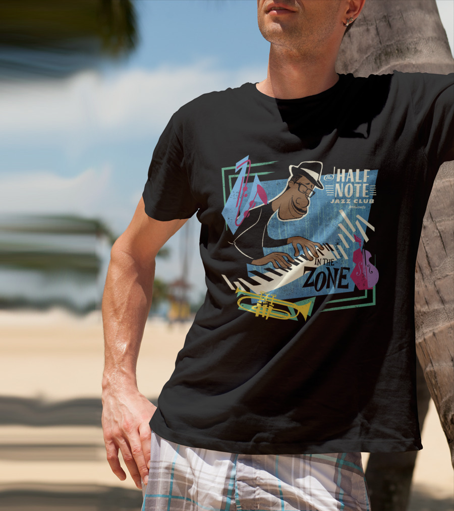 The Half Note Jazz Club Presents In The Zone Pixar Soul Joe Disney T-Shirt