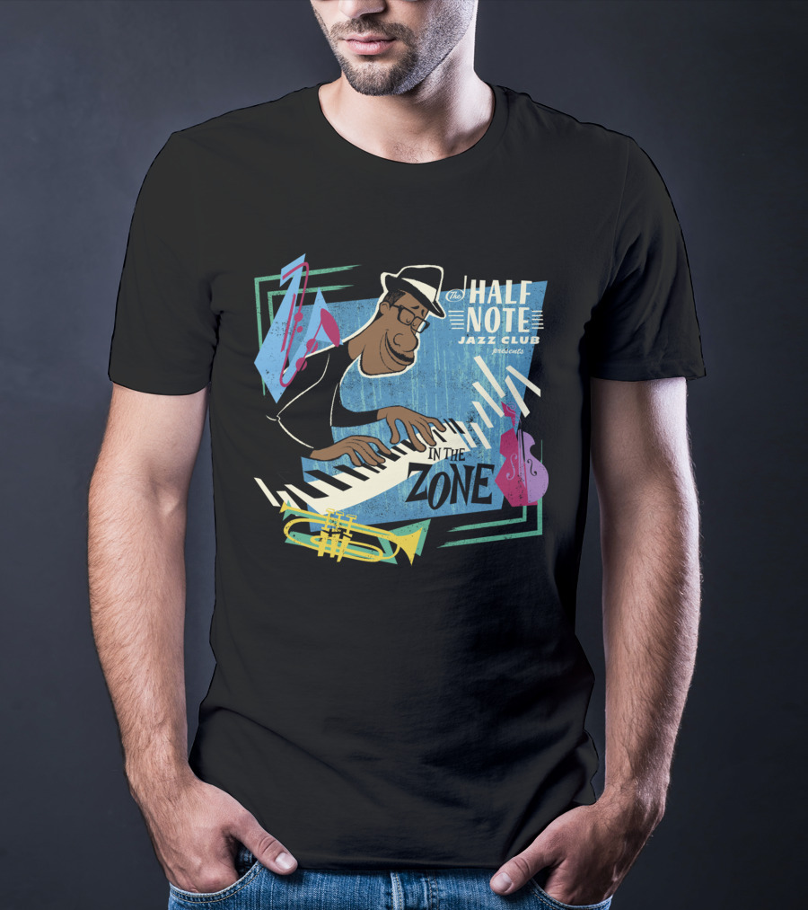 The Half Note Jazz Club Presents In The Zone Pixar Soul Joe Disney T-Shirt