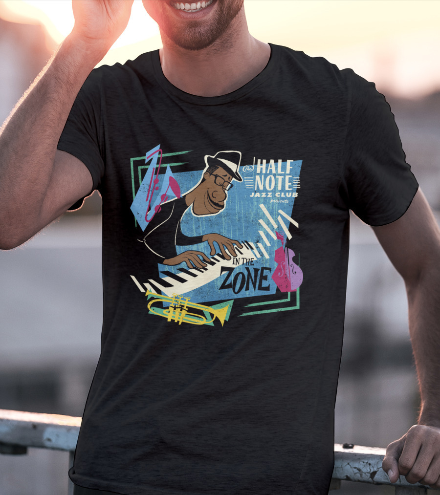 The Half Note Jazz Club Presents In The Zone Pixar Soul Joe Disney T-Shirt