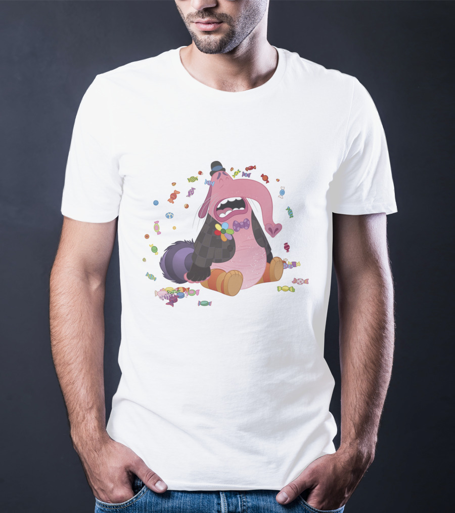Bing Bong Candy Tears Inside Out Pixar Character Image T-Shirt