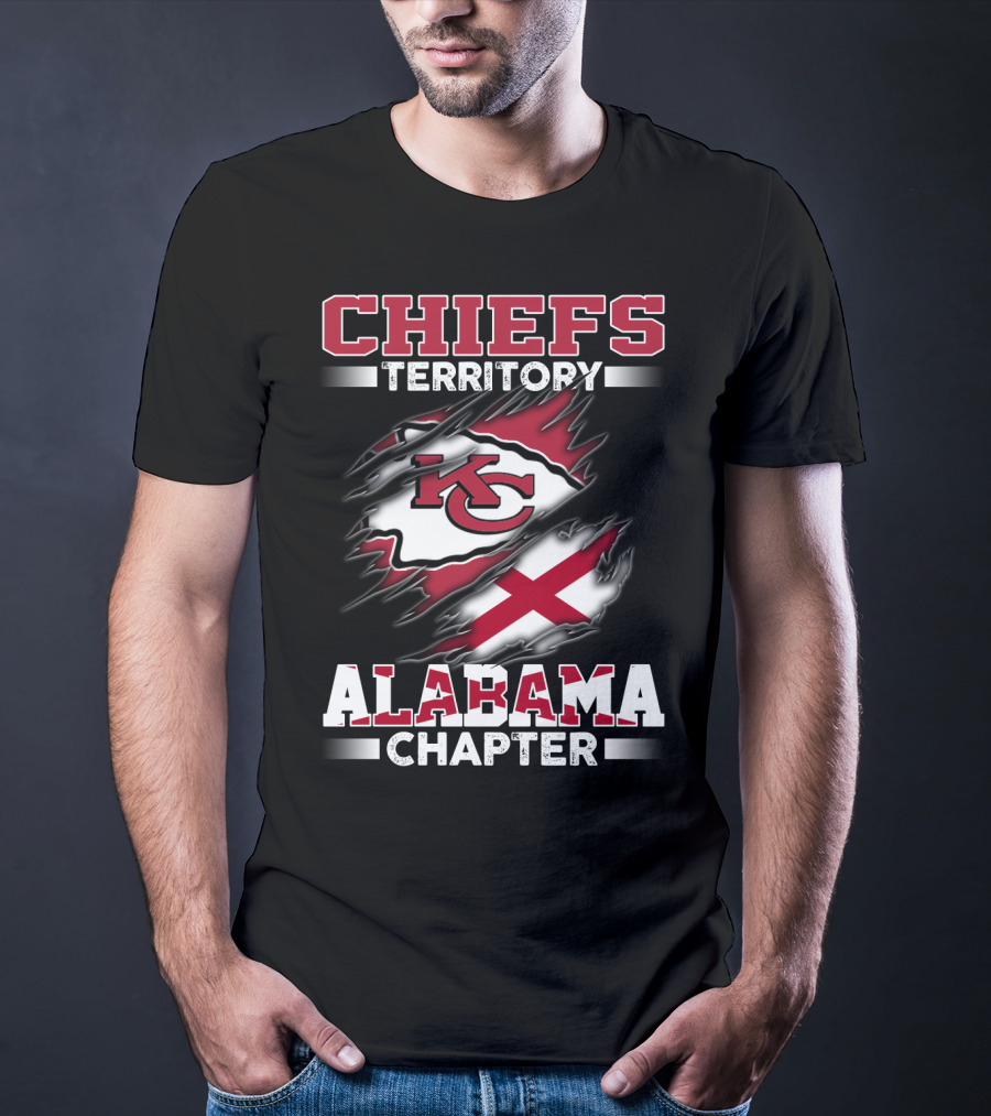 Chiefs Territory Alabama Chapter Kc Team Fan Support T-Shirt