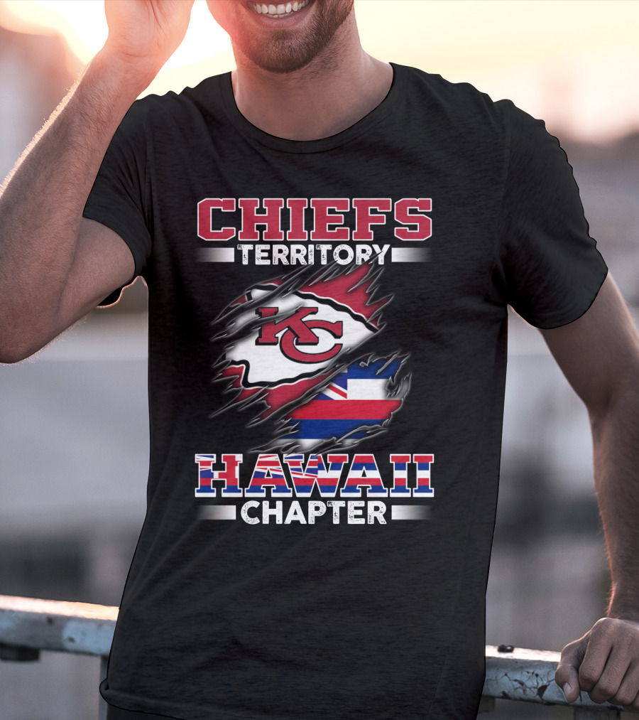 CHIEFS TERRITORY HAWAII CHAPTER KC FLAG T-Shirt