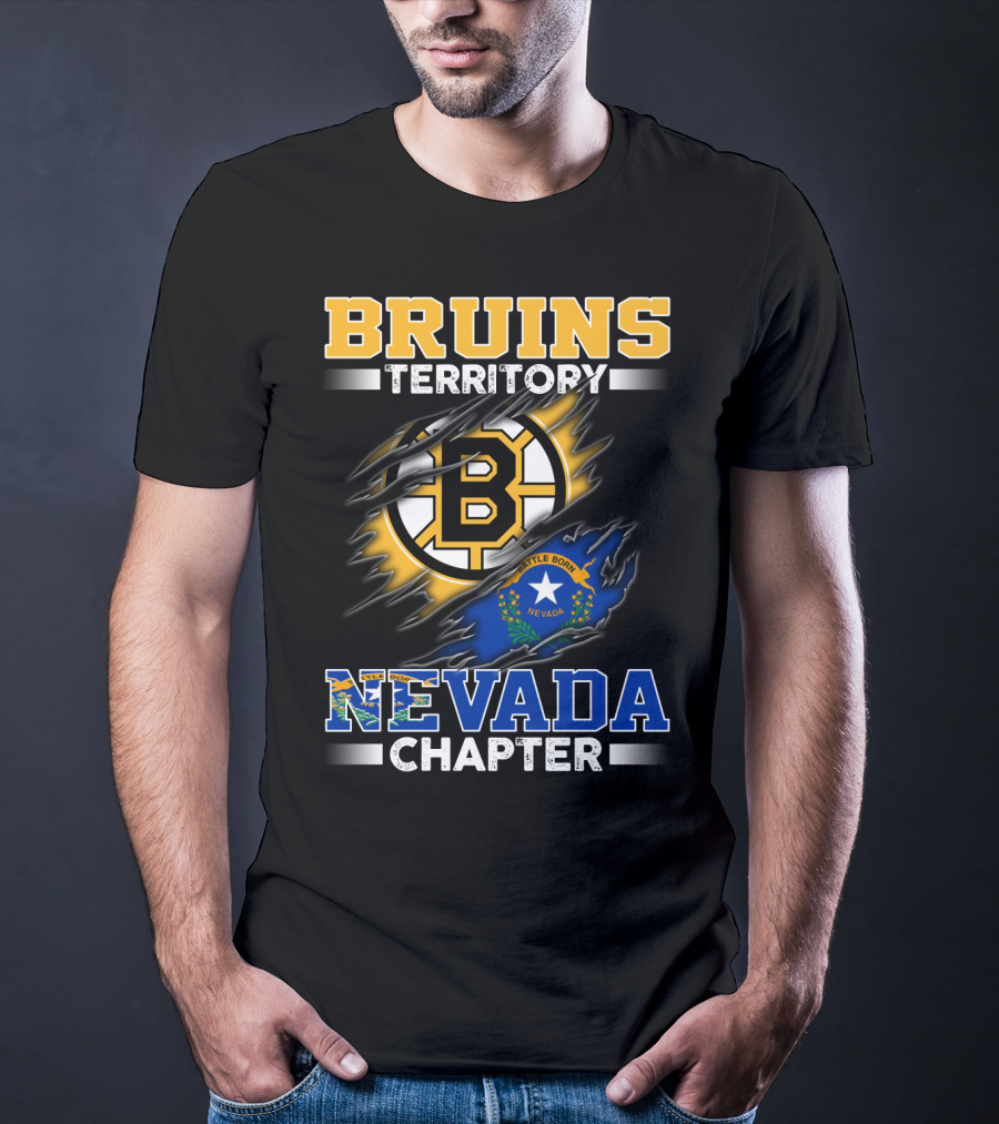 BRUINS Territory Nevada Chapter Battle Born Flag T-Shirt