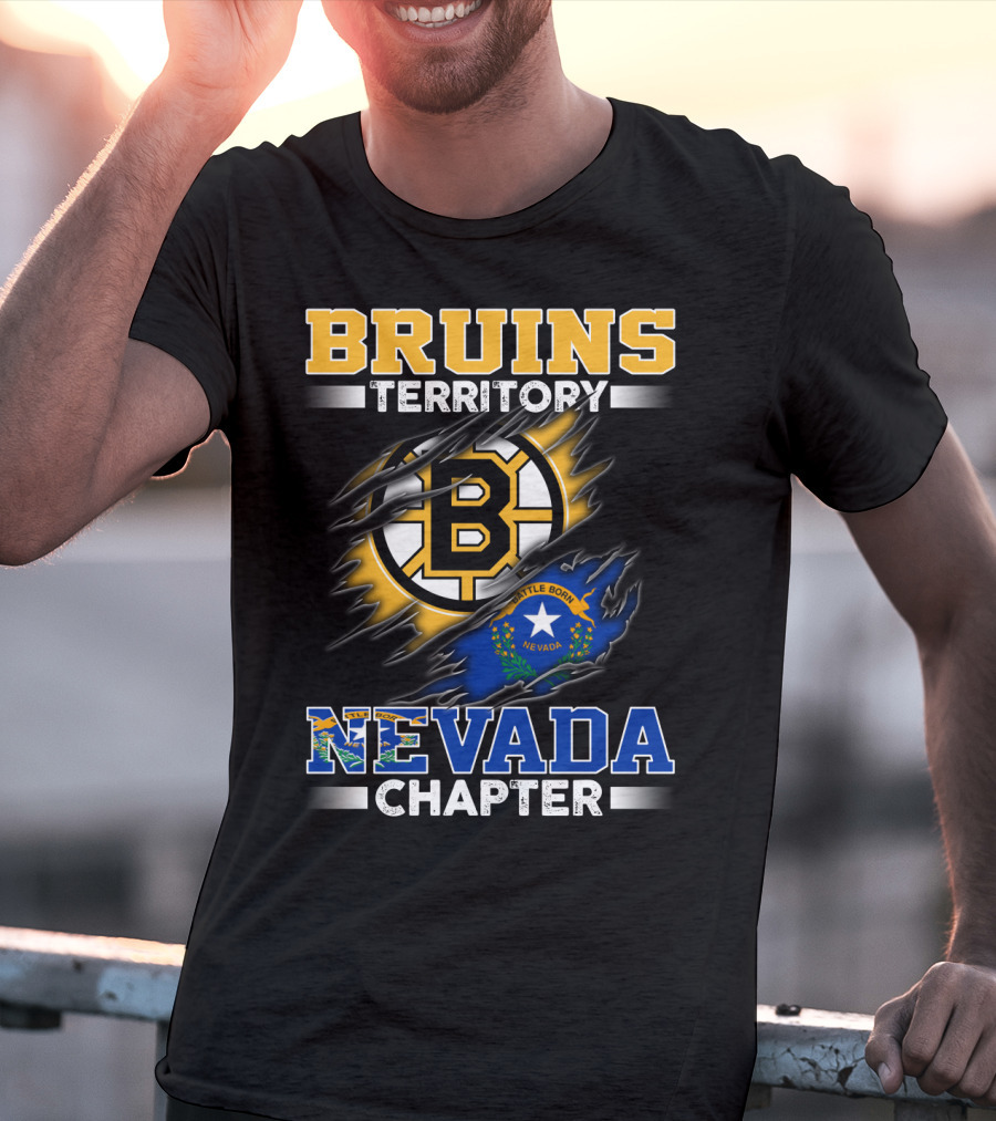 BRUINS Territory Nevada Chapter Battle Born Flag T-Shirt