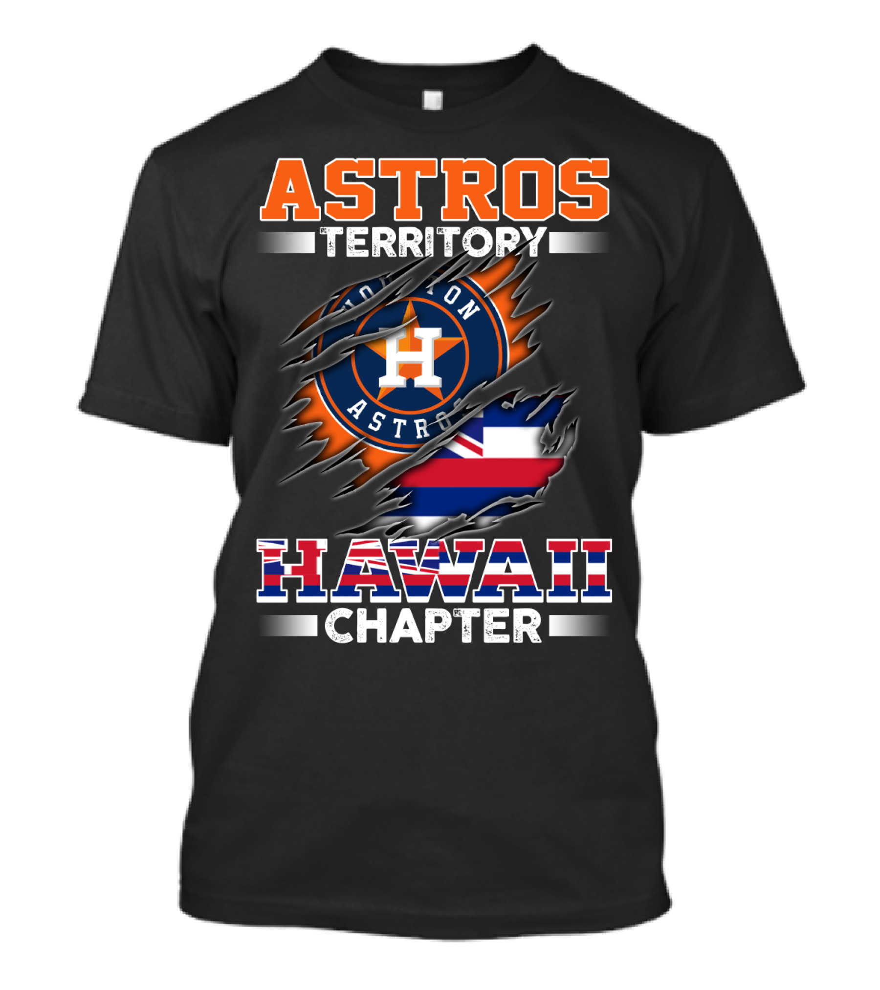 Astros Territory Houston Astros Hawaii Chapter T-Shirt