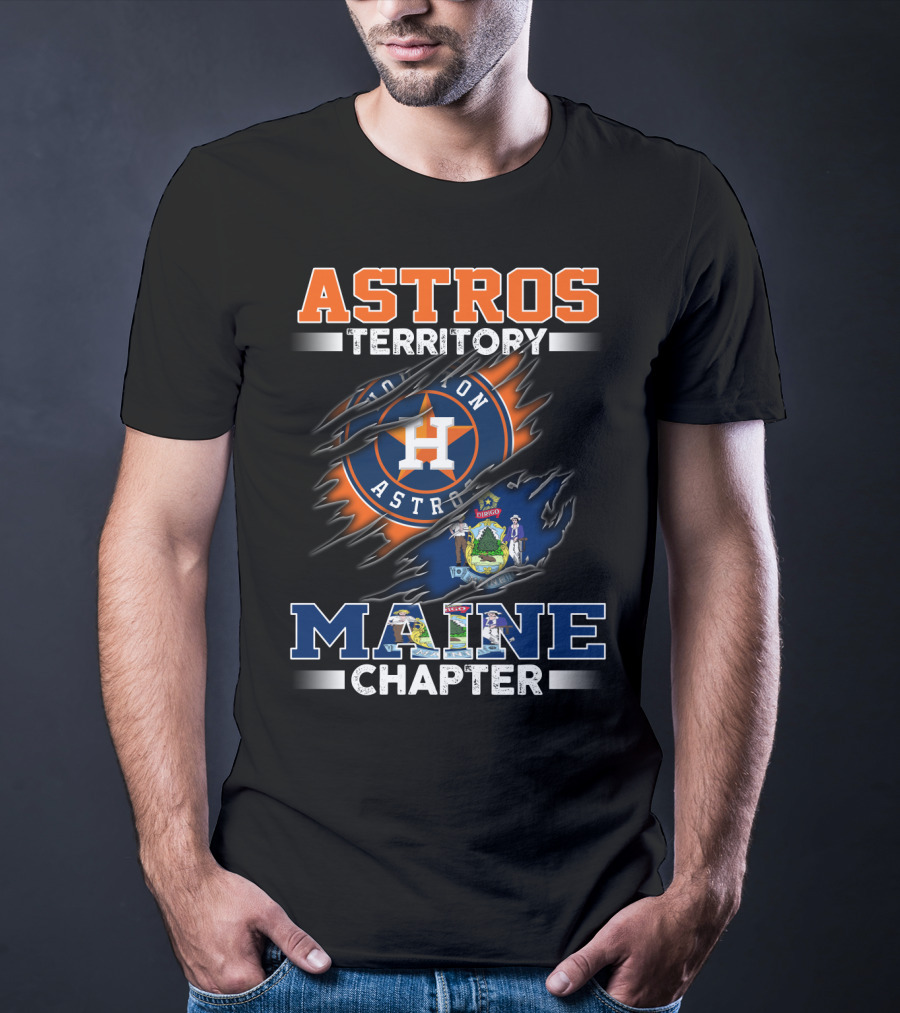 Astros Territory Boston Astros Maine Chapter T-Shirt