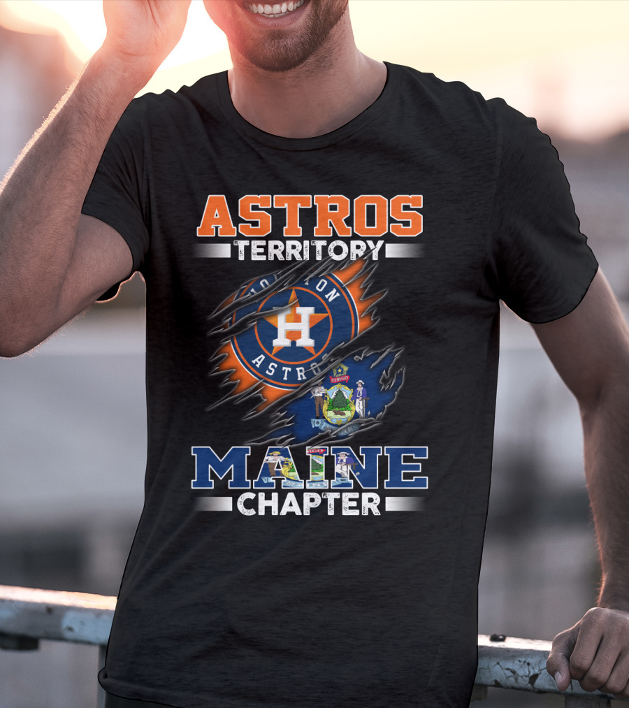 Astros Territory Boston Astros Maine Chapter T-Shirt