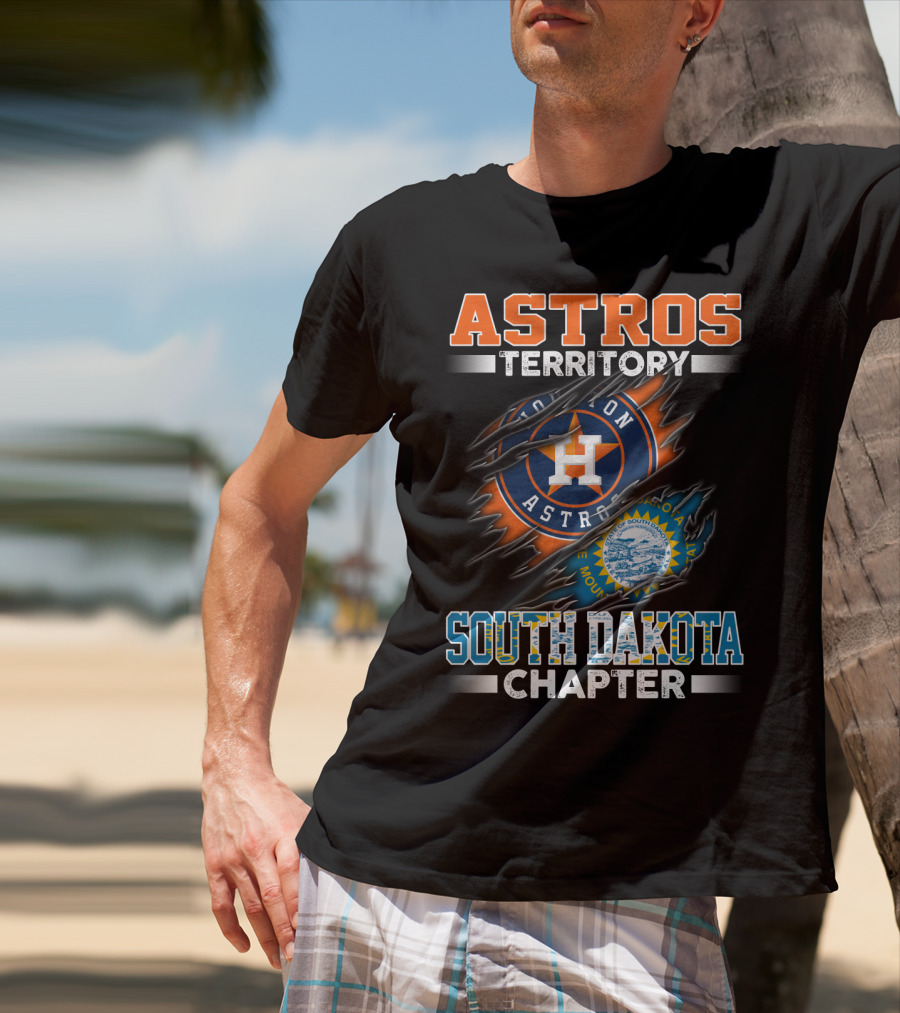 ASTROS TERRITORY SOUTH DAKOTA CHAPTER HOUSTON ASTROS MOUNTAINS T-Shirt