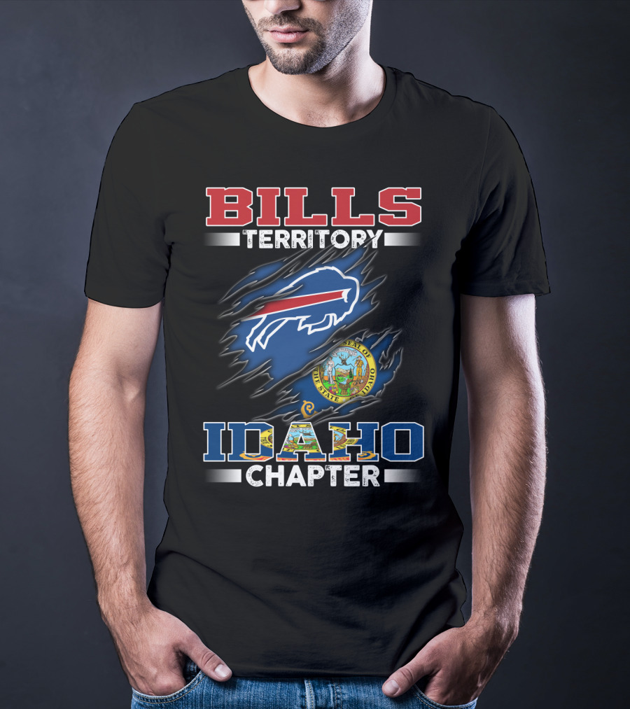 BILLS Territory Idaho Chapter Buffalo Bills State Seal T-Shirt