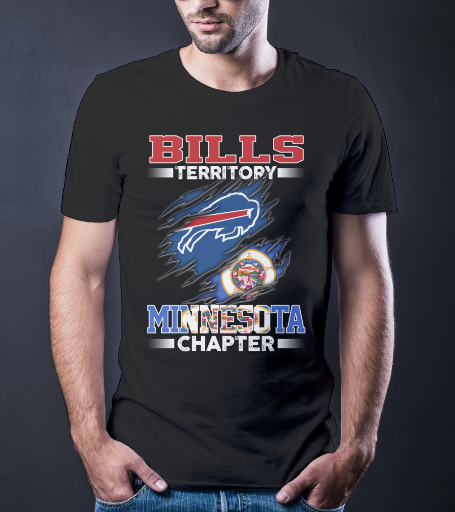 BILLS Territory Buffalo Logo Minnesota Chapter T-Shirt