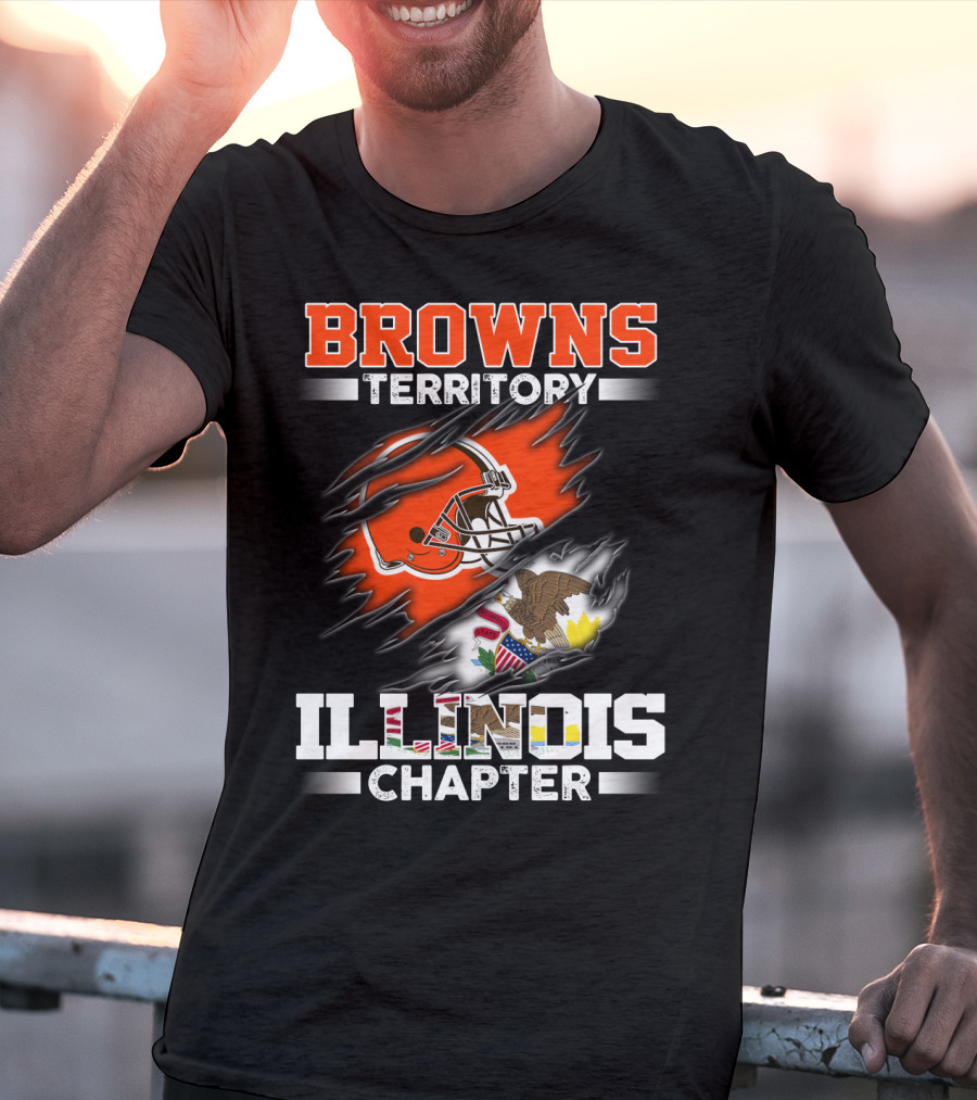 BROWNS TERRITORY ILLINOIS CHAPTER T-Shirt
