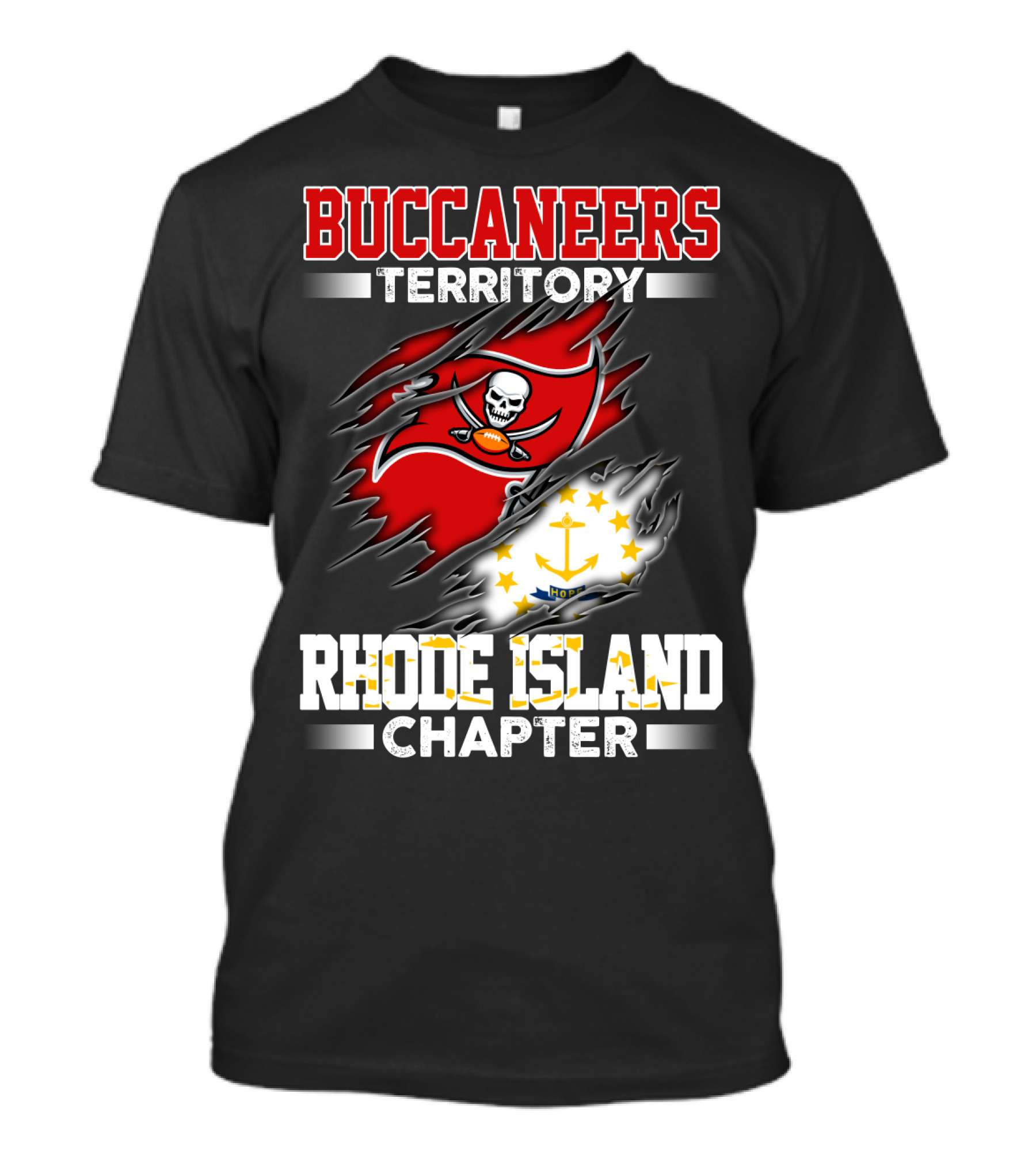 BUCCANEERS TERRITORY RHODE ISLAND CHAPTER T-Shirt