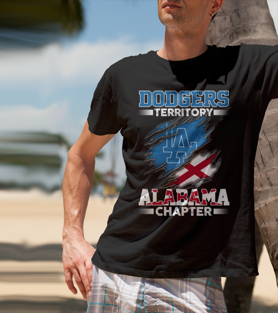 Dodgers Territory LA Alabama Chapter T-Shirt
