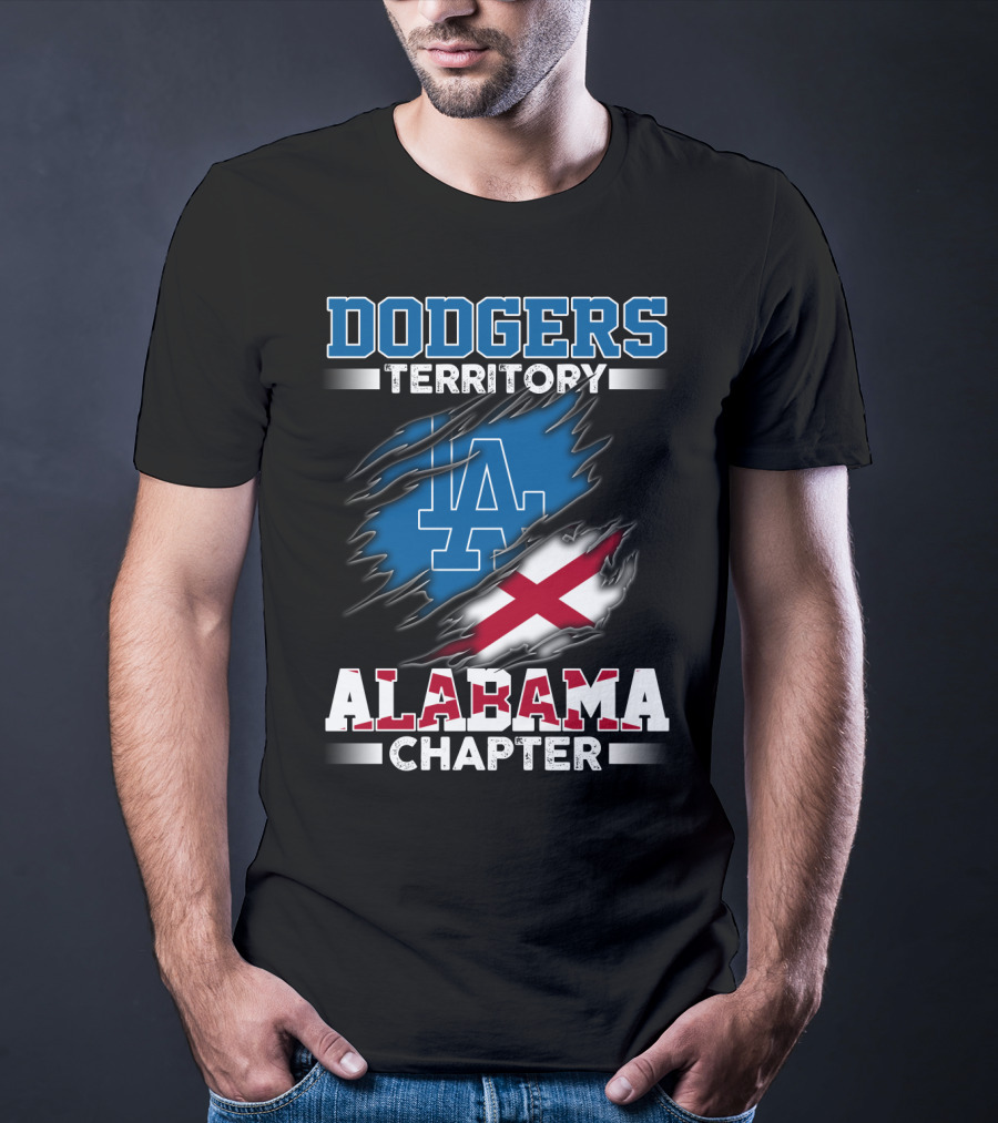 Dodgers Territory LA Alabama Chapter T-Shirt