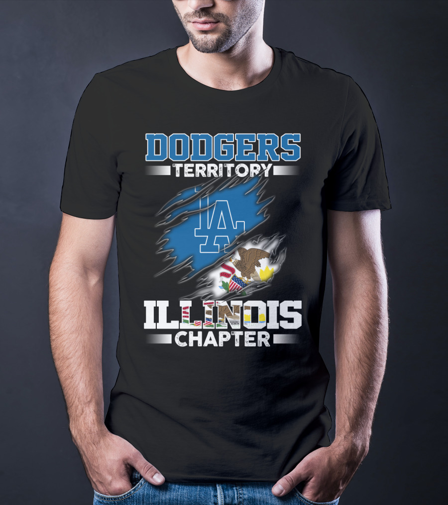 DODGERS TERRITORY LA ILLINOIS CHAPTER T-Shirt
