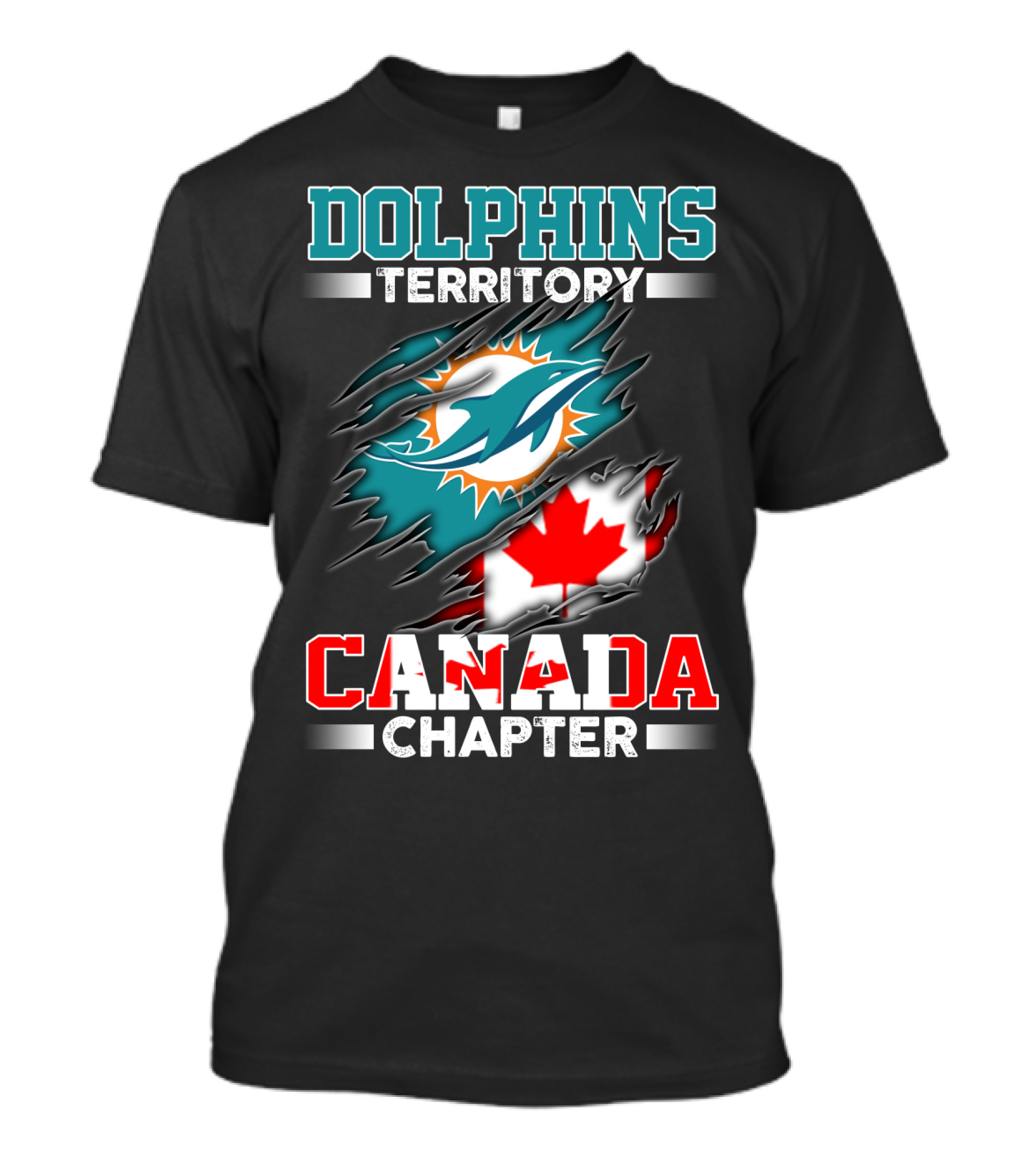 DOLPHINS TERRITORY CANADA CHAPTER T-Shirt