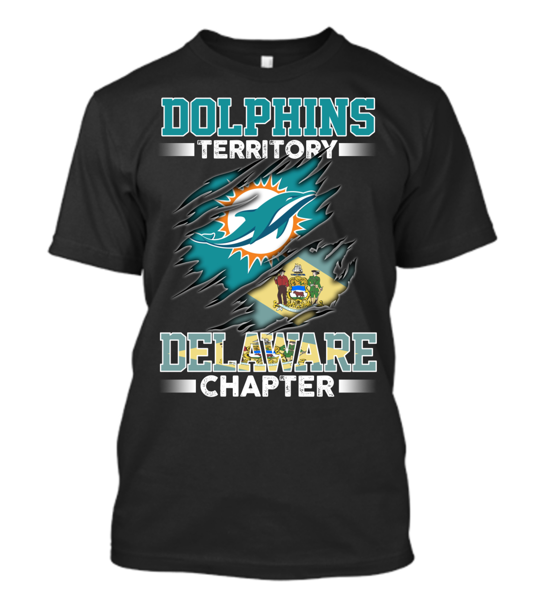 Dolphins Territory Delaware Chapter T-Shirt