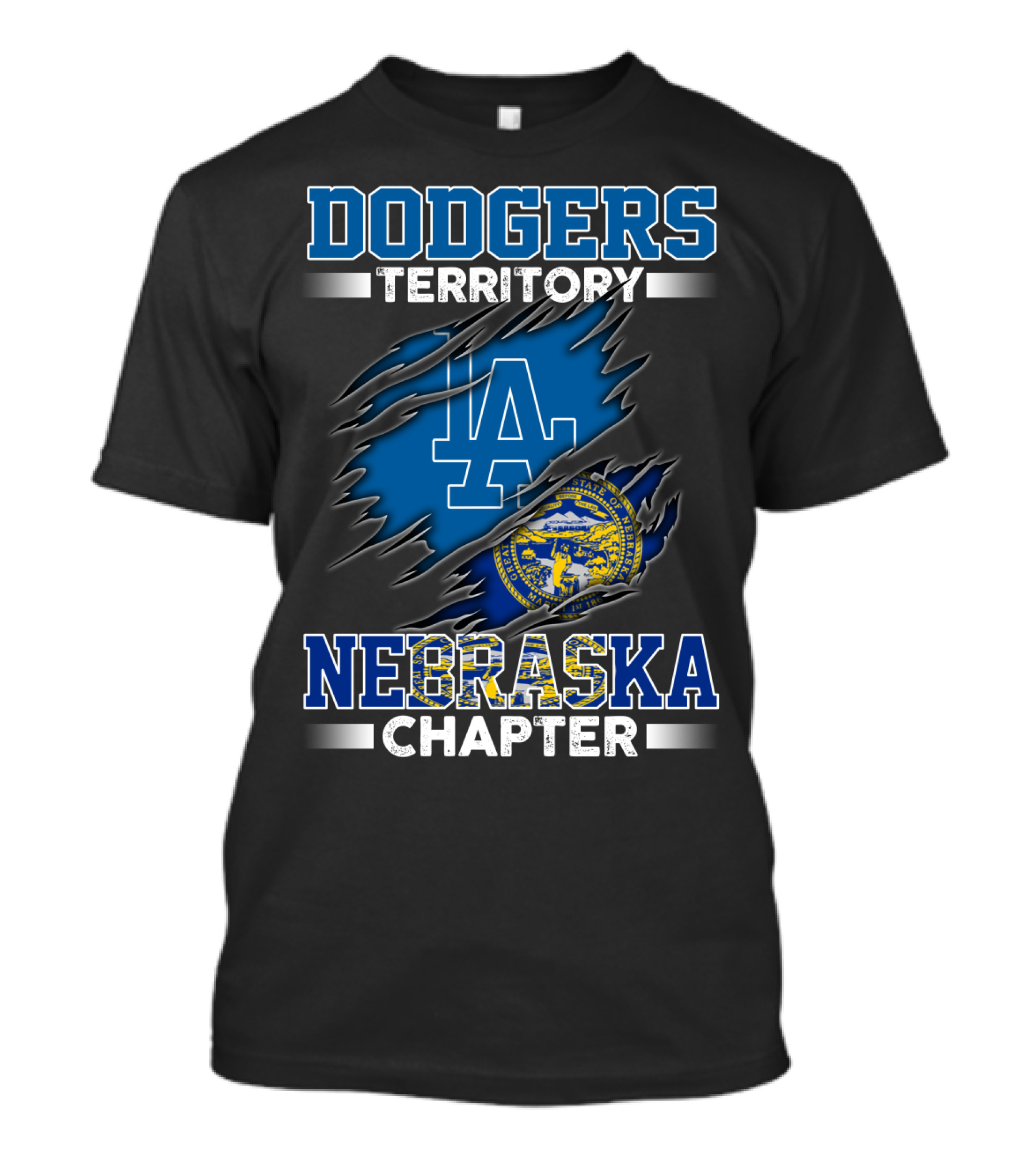 DODGERS TERRITORY LA NEBRASKA CHAPTER T-Shirt