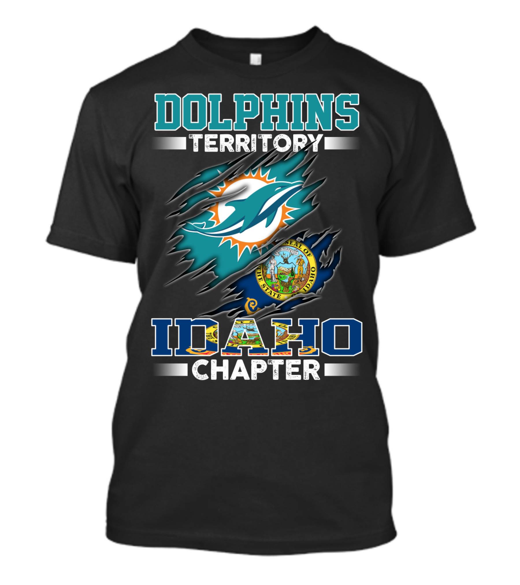 Dolphins Territory Idaho Chapter T-Shirt