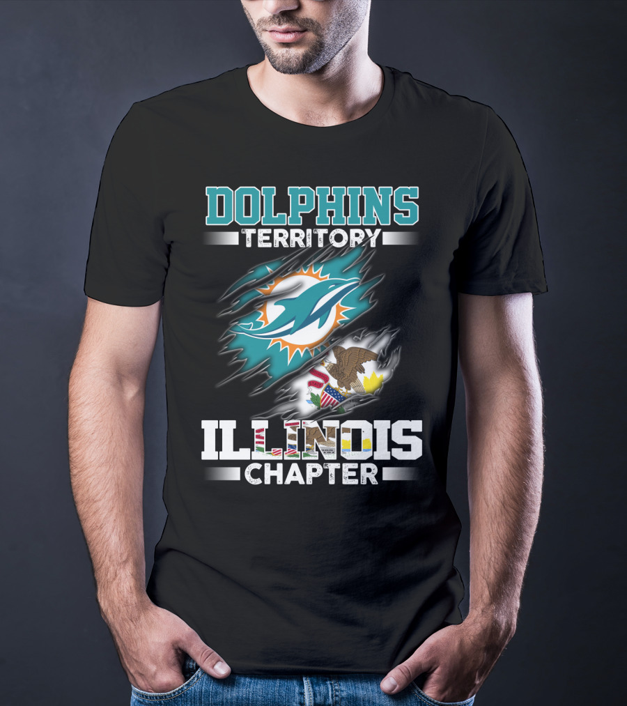DOLPHINS TERRITORY ILLINOIS CHAPTER T-Shirt