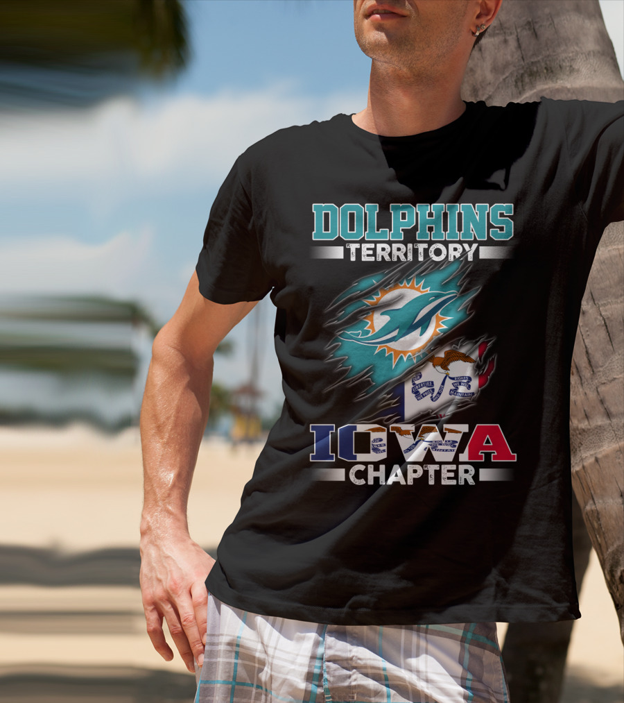 DOLPHINS TERRITORY IOWA CHAPTER T-Shirt
