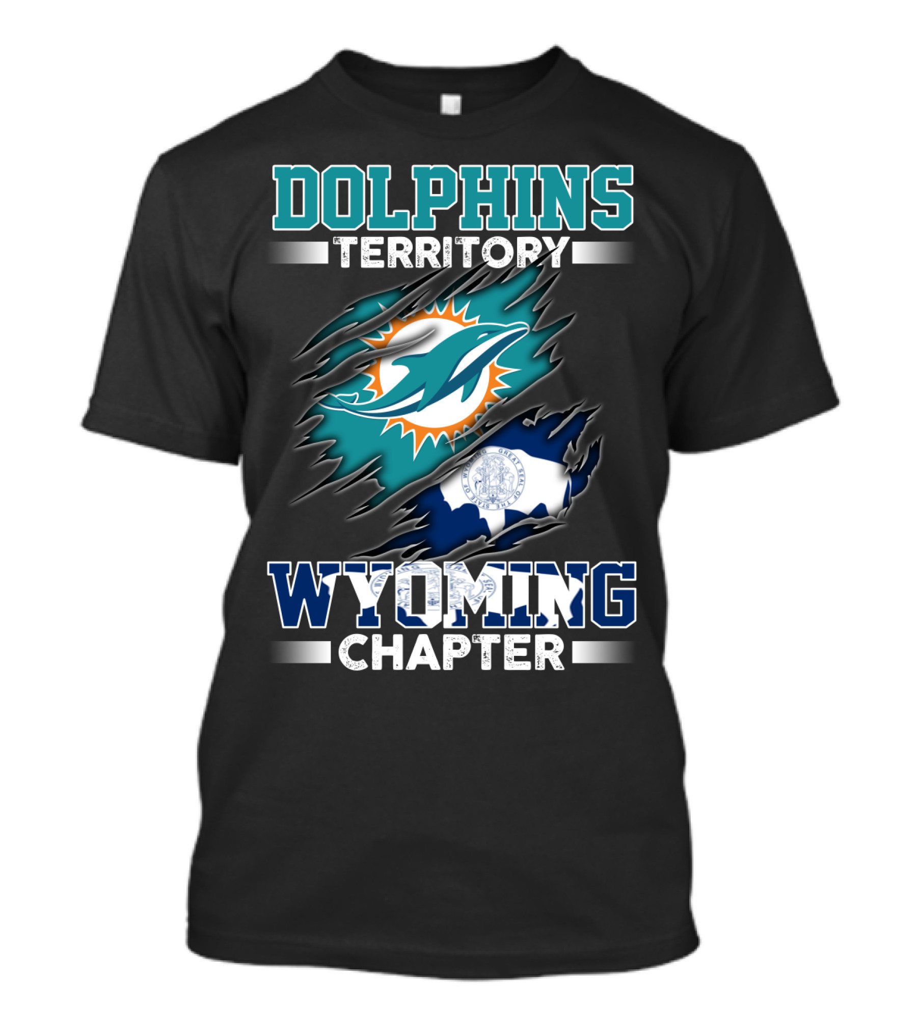 DOLPHINS TERRITORY WYOMING CHAPTER T-Shirt