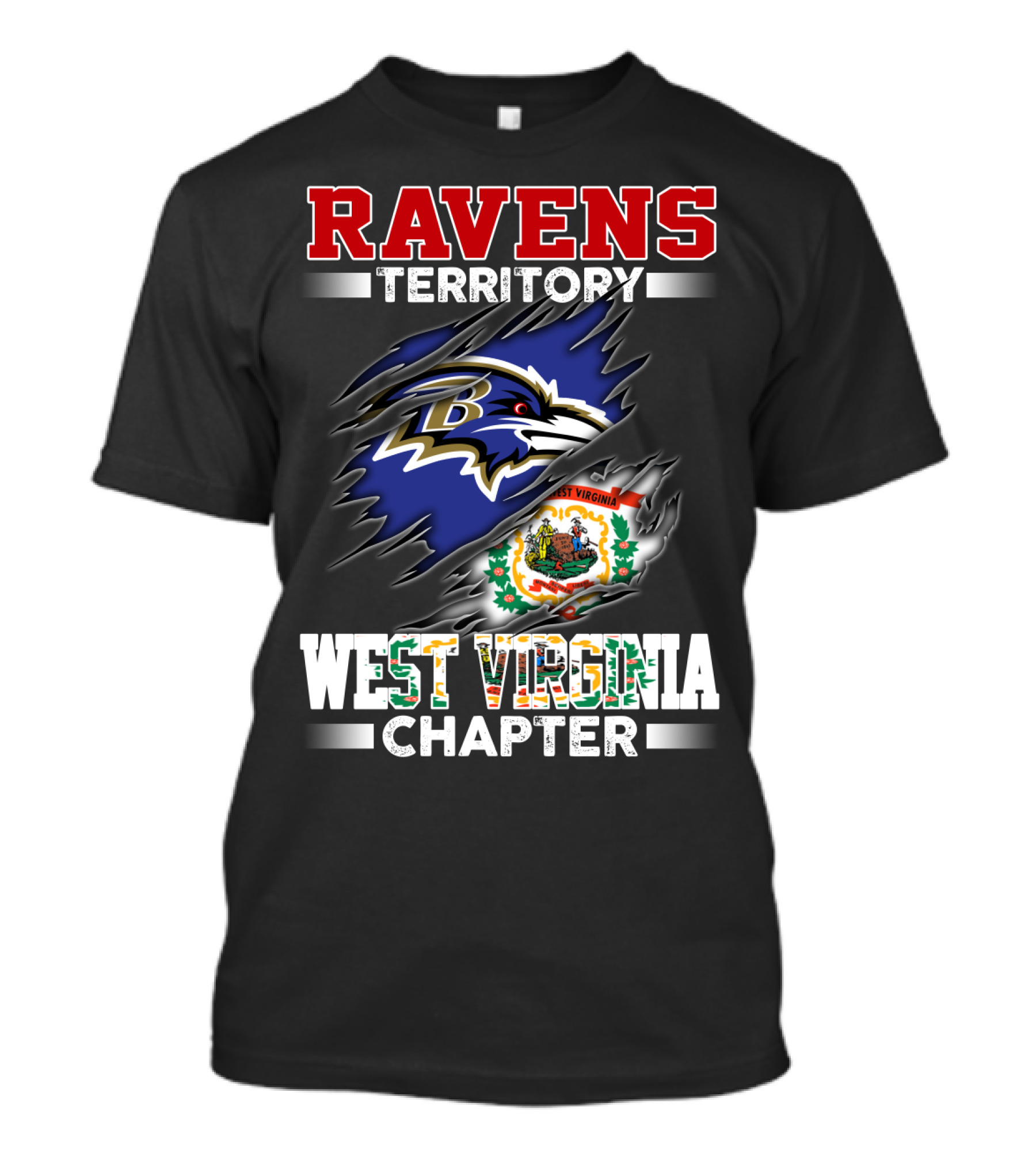 RAVENS TERRITORY WEST VIRGINIA CHAPTER T-Shirt