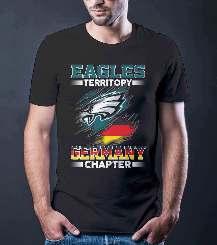 Eagles Territory Germany Chapter Flag T-Shirt