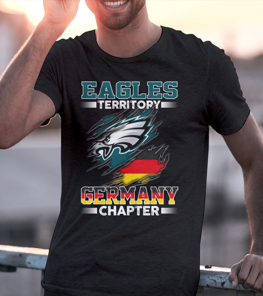 Eagles Territory Germany Chapter Flag T-Shirt